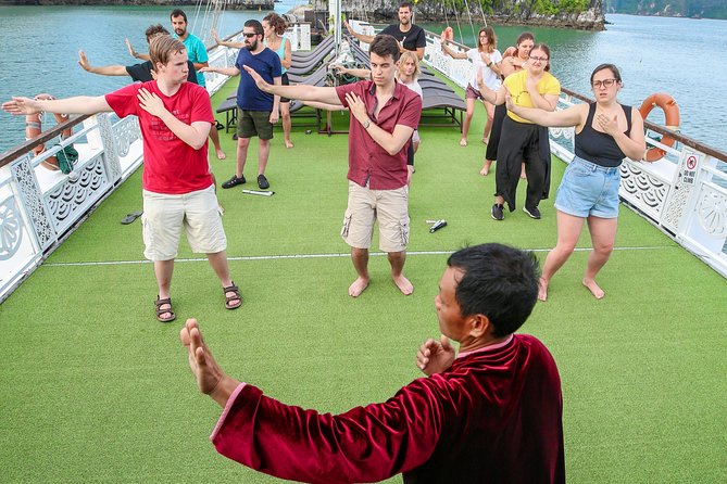 2-Day Oriental Sails Junk Cruise of Halong Bay - Sunset, cooking, and an evening on the water