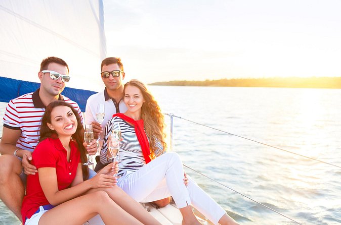 2 hours - Private Sunset Sail along Historic Bay Front - Anastasia State Park across the water