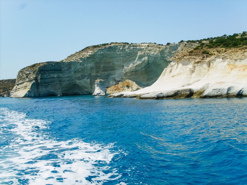 Adamas: Kleftiko Sailing Day Trip with Snorkeling and Lunch - Key points at a glance