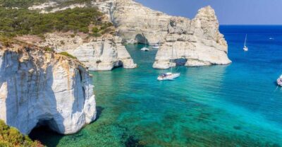 Adamas: Kleftiko Sailing Day Trip with Snorkeling and Lunch