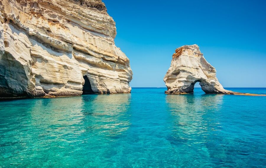 Adamas: Kleftiko Sailing Day Trip with Snorkeling and Lunch - Lunch on board, then Agios Dimitrios
