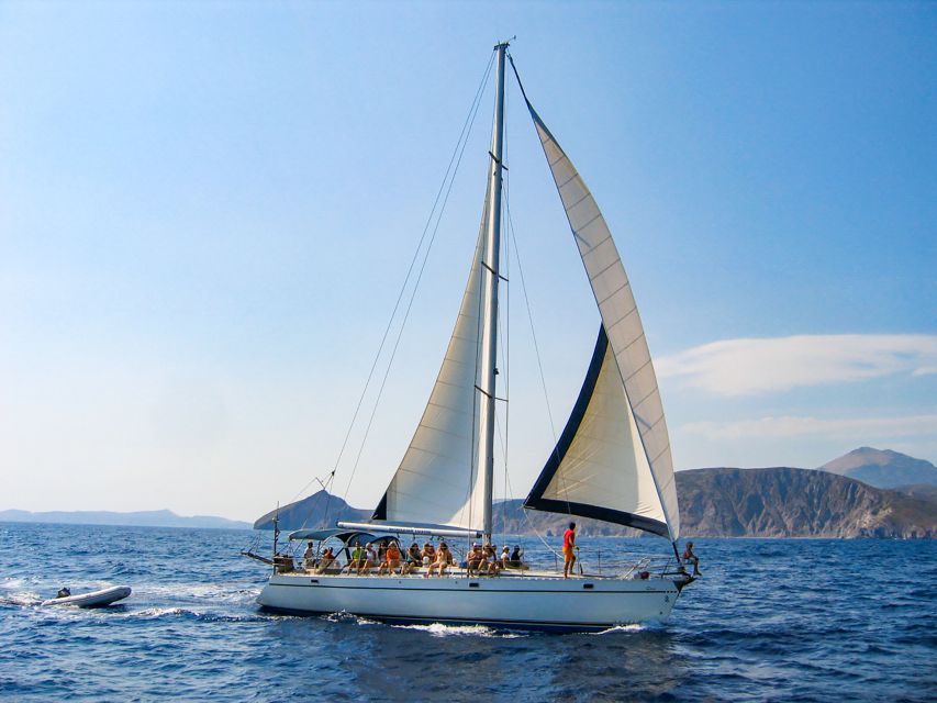 Adamas: Milos & Polyaigos Full-Day Sailboat Tour with Lunch - Polyaigos and the first clear-water swim