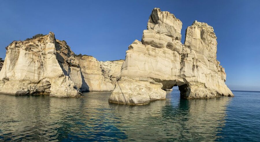 Adamas: Milos & Polyaigos Full-Day Sailboat Tour with Lunch - Kleftiko caves, the reason many people book