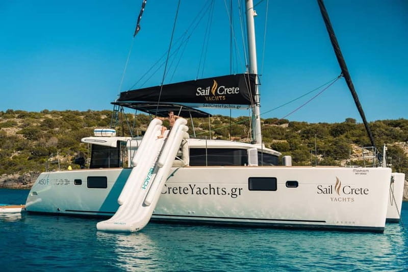 Agios Nikolaos: Sailing Trip Catamaran Lunch and Water Toys - Quick points to know