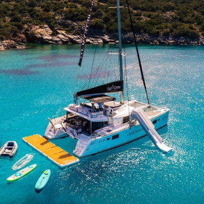 Agios Nikolaos: Sailing Trip Catamaran Lunch and Water Toys
