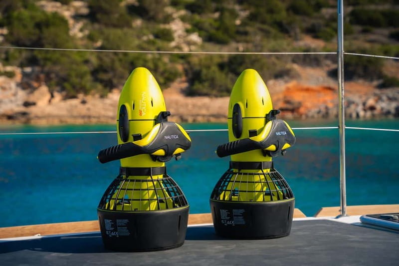 Agios Nikolaos: Sailing Trip Catamaran Lunch and Water Toys - Two hours at Kolokitha Bay