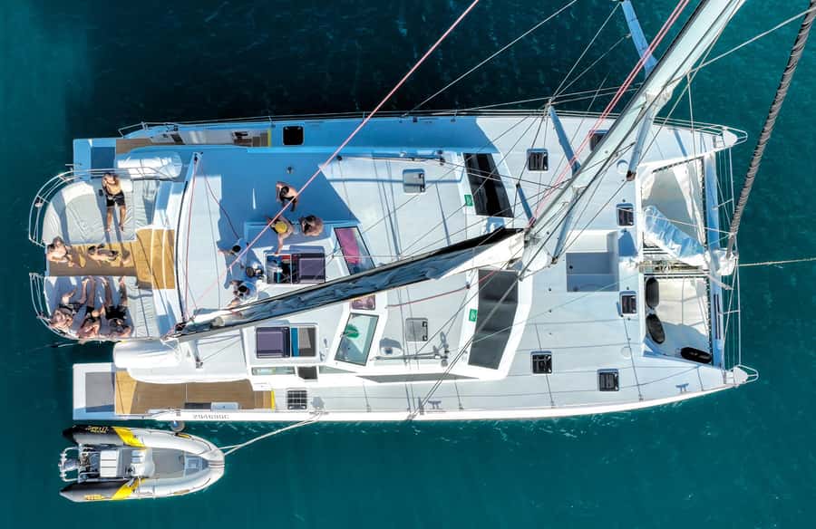 Airlie Beach: BYOB Sunset Sail in Style Catamaran Cruise - Boarding SV Wings III