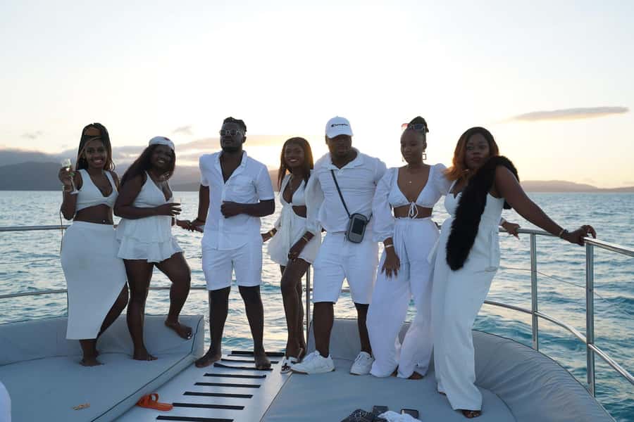 Airlie Beach: BYOB Sunset Sail in Style Catamaran Cruise - Sailing around Airlie Beach as the light changes