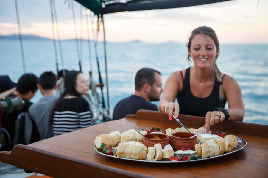 Airlie Beach: Providence Whitsundays Tallship Sunset Sail - Boarding at Coral Sea Marina North