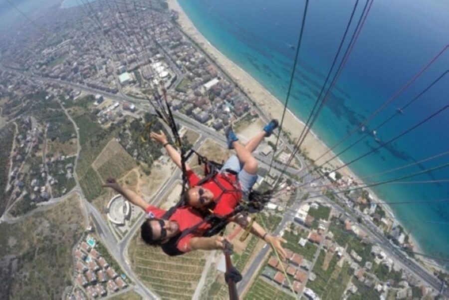 Alanya Paragliding Adventure Sail the Skies - The takeoff and 15-minute flight