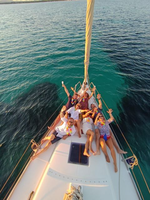 Alghero: Sunset Sailing Aperitif Experience - The Maddalenetta swimming stop