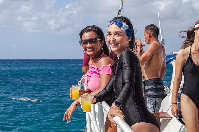 Aruba Afternoon Snorkel Sail aboard Palm Pleasure Catamaran - The crew, equipment, and comfort level