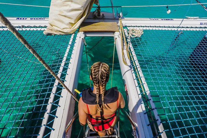 Aruba Morning Snorkel Sail aboard Palm Pleasure Catamaran - What the boat is like during the ride