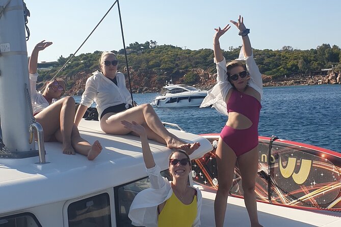 Athens Riviera Catamaran tour with fresh Meal Drinks and Swimming - Lunch prepared while you cruise