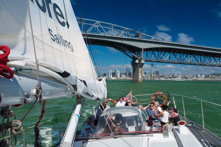 Auckland Harbour 1.5-Hour Sailing Cruise - Westhaven Marina and Devonport