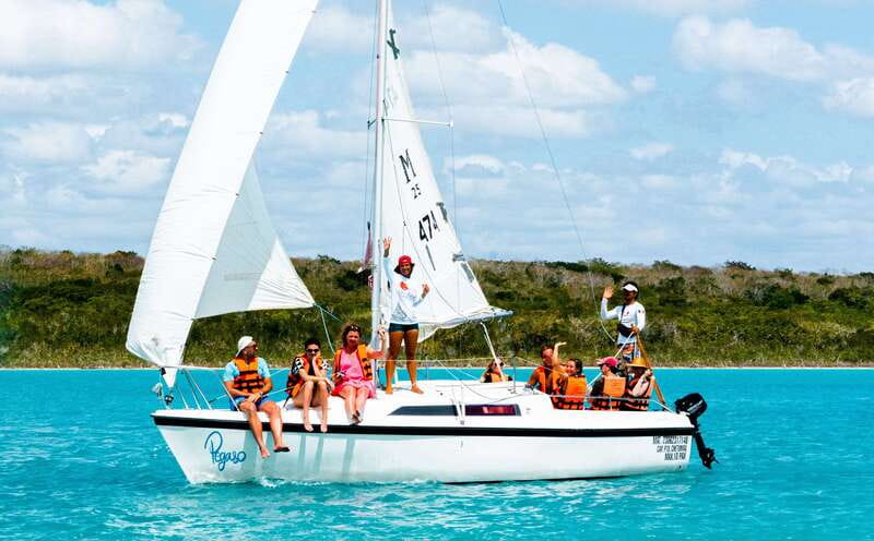 Bacalar: Group Sailing Trip with Swimming and Drinks - Bird Island and Bacalar’s living organisms