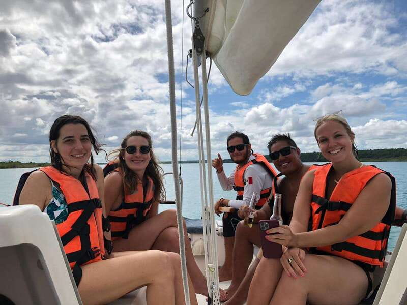 Bacalar: Group Sailing Trip with Swimming and Drinks - Sailing time is part of the attraction