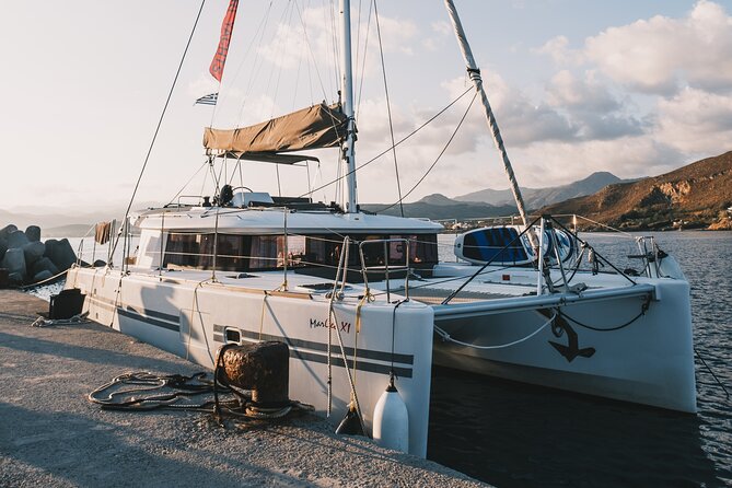 Balos & Gramvousa Luxury Catamaran Sailing Cruise from Kissamos - Gramvousa combines a swim with a castle visit