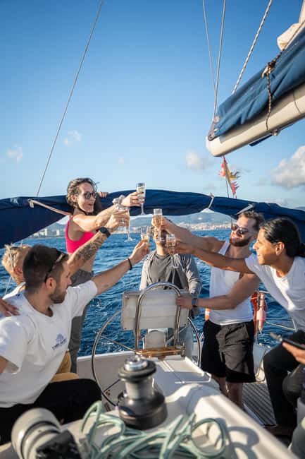 Barcelona Badalona : Sailboat Tour, Snacks, Drinks, Swimming - Setting Out From Badalona