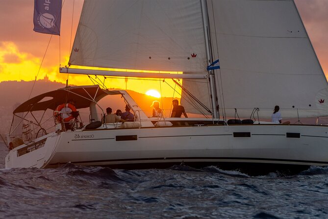 Barcelona Coastal Sailing (Open Bar, Catalan Snack & Swim Stop) - Leaving the harbor with Barcelona behind you