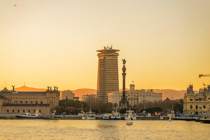 Barcelona Helicopter, Sailboat & Old Town Private Walking Tour - Port Vell changes the pace