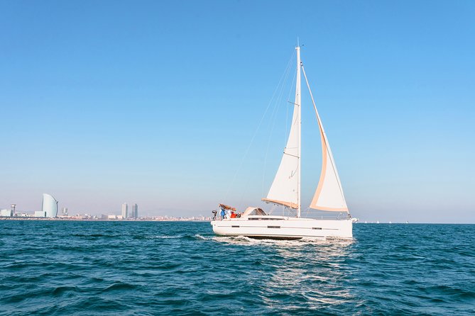 Barcelona Sailing: Light Snacks & Open Bar with Private Option - Swimming in the Mediterranean, when conditions allow