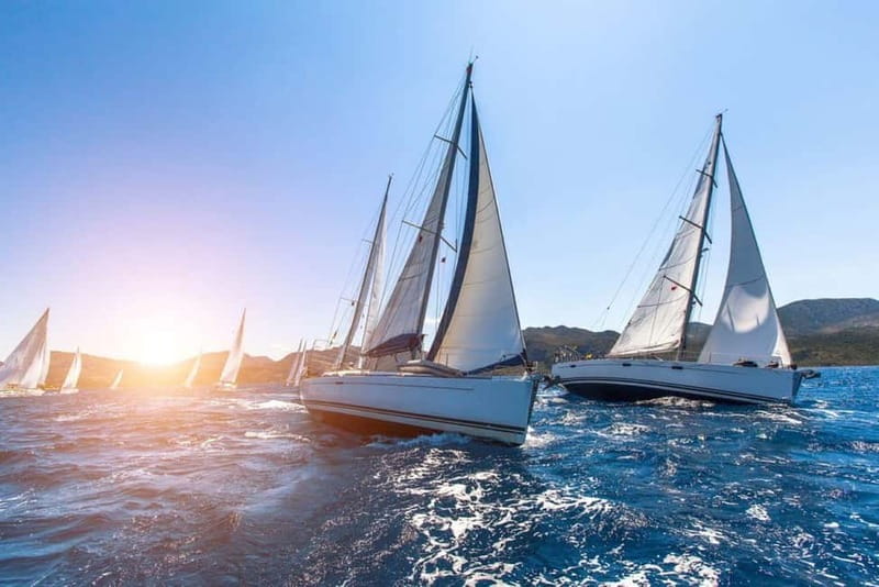Barcelona: Sailing Tour + Food, Drinks, Swim & Sunset Option - At a glance