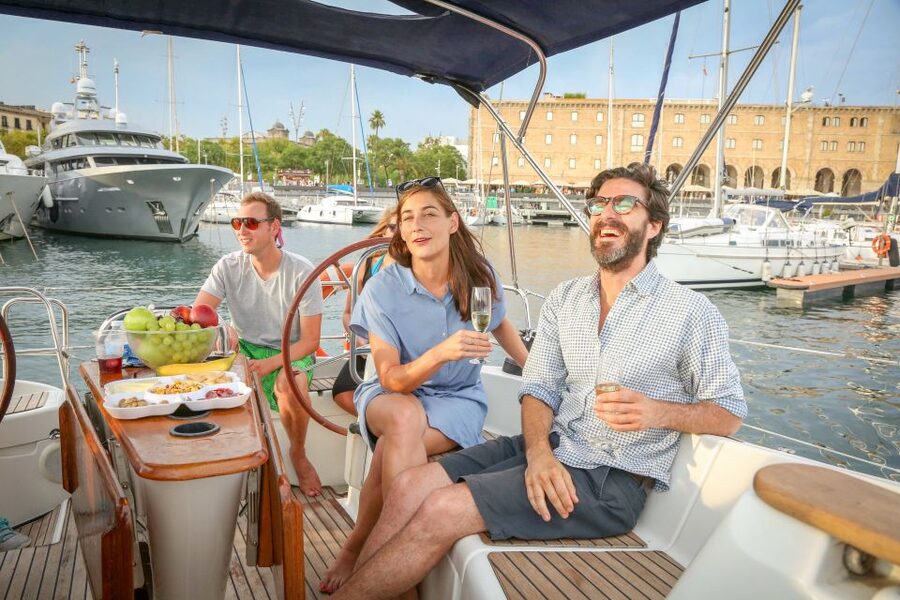 Barcelona: Sailing Tour with Spanish Tapas and Drinks - Leaving Barcelona from Port Olímpic