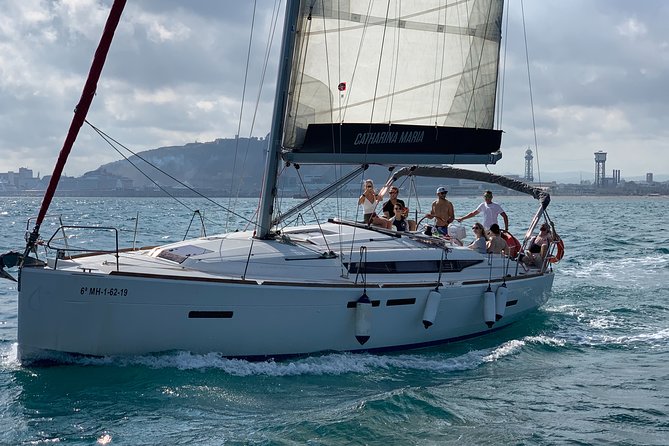 Barcelona Small Group Sailing with Snacks and Cava - Swimming in the Mediterranean