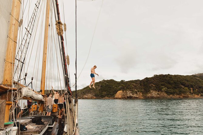 Bay of Islands Tall Ship Sailing on R. Tucker Thompson Including BBQ Lunch - A hands-on day, or a quiet one
