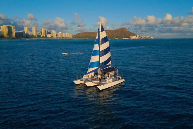 Best Waikiki Sunset Cruise:BYOB Sunset Sail with Swimming - The Royal Hawaiian from the water