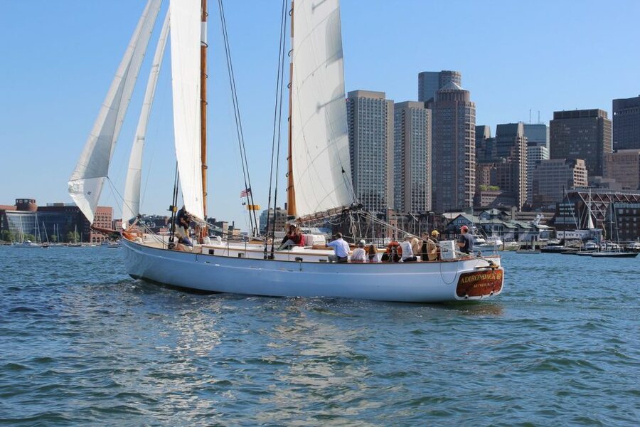 Boston: Harbor Champagne Sunset Sail from Rowes Wharf - The Inner Harbor Islands at Sunset