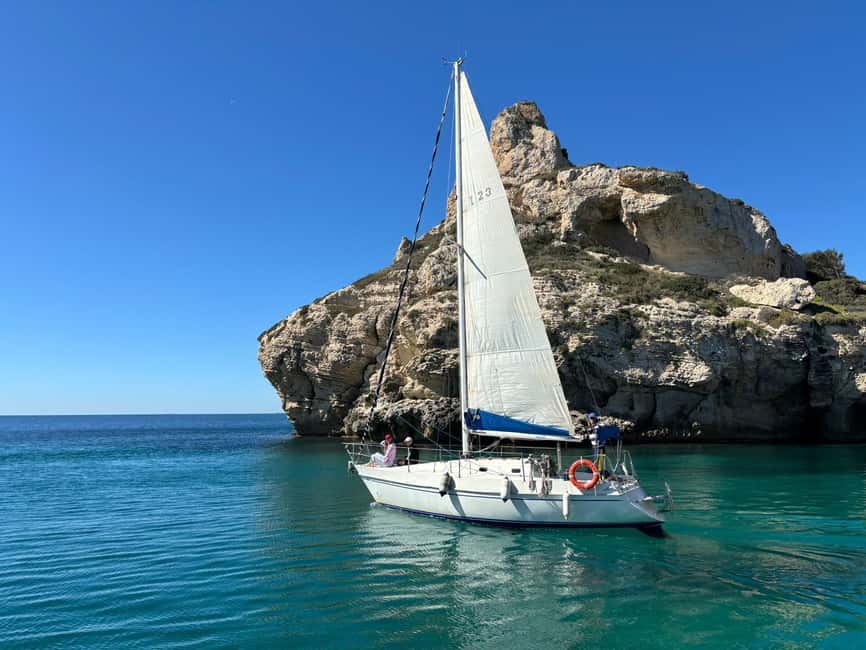 Cagliari Sailing Boat Tour with Snorkeling and Drink - Swimming and snorkeling at the cape