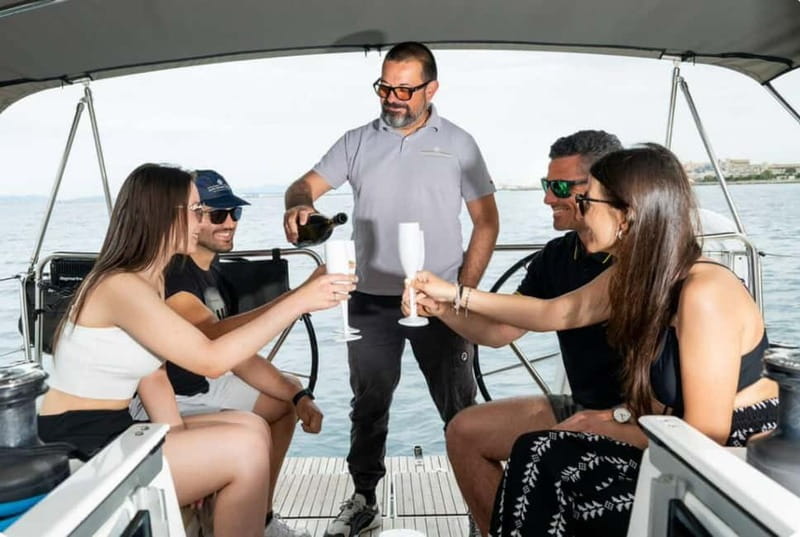 Cagliari: Sailing Tour with 4 Stops, Snorkeling and Prosecco - Cala Bernat offers the first coastal glimpse