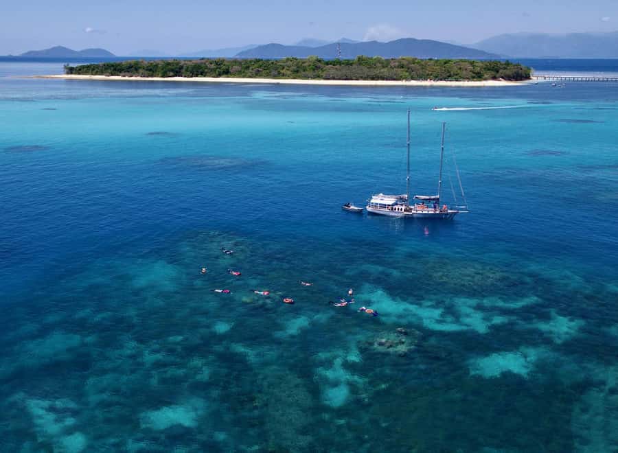 Cairns: Green Island & Great Barrier Reef Sailing Tour - A generous lunch back on the boat