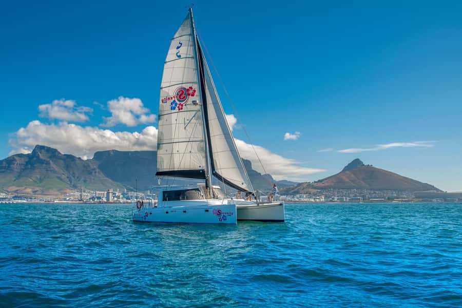 Cape Town Waterfront and Bay: Sailing Trip - Leaving the V&A Waterfront behind