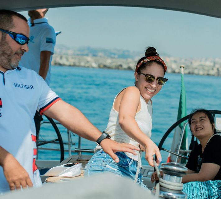 Catania: Coastline Sailing Trip 6hr with Aperitif and Lunch - The Cyclops Islands and their sea stacks