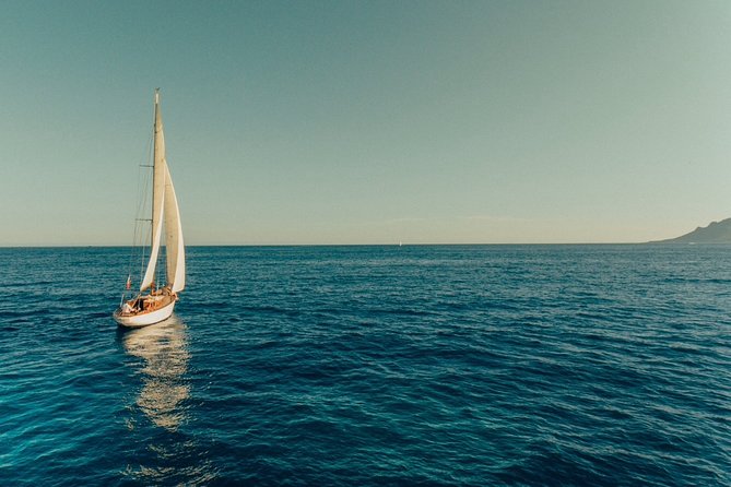 Classic Yacht Sailing in Cannes - Île Sainte-Marguerite and the swimming stop