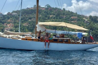 Classic Yacht Sailing in Cannes