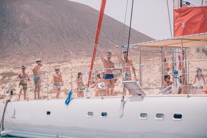 Day Sail to La Graciosa - Lunch, open bar, and the social mood onboard