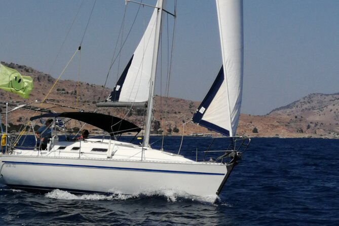 Daytour Sailboat with Lunch/drinks in Lindos area - Who will enjoy this sailing day most?