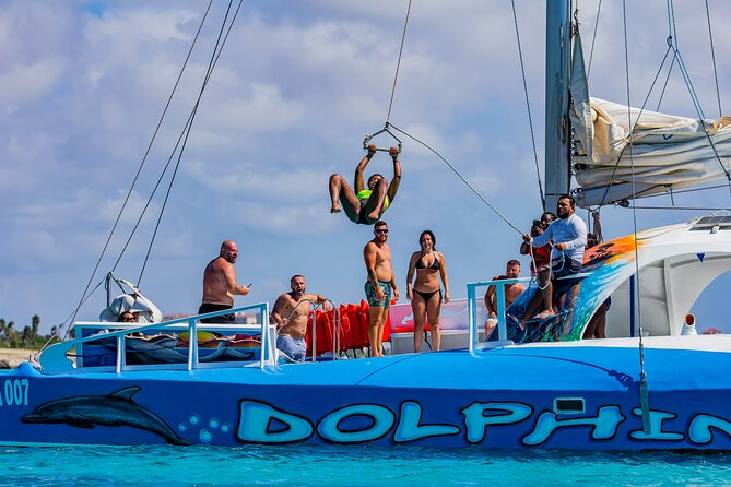 Dolphin Catamaran Snorkel and Sail with Open Bar - Food and drinks: set your expectations low and enjoy the extras