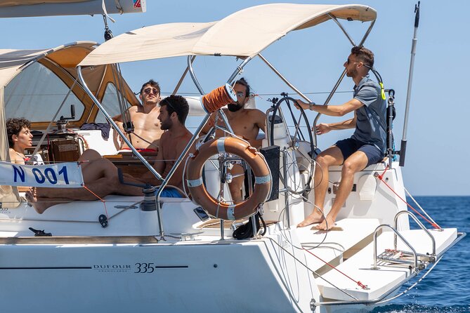 Egadi Sail Boat Tour to Favignana and Levanzo from Trapani - Cala Minnola: the final long swim