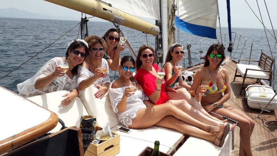 Estepona: Dolphin Watching Sailboat Cruise with Drink - The Swimming Stop Depends on Conditions