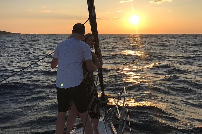 Experience Romantic Sunset Sailing on modern 36ft sail yacht from Zadar - What the two hours feel like on the water