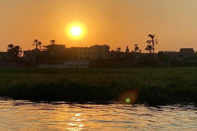 Felucca in Luxor Amazing Sunset sailing {Private} 2 Hours - Banana Island adds a short, easy stop
