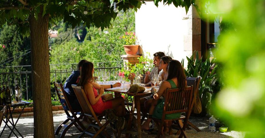 From Barcelona: E-Bike and Sailing Tour with Wine Tastings - Arriving in Alella’s wine country