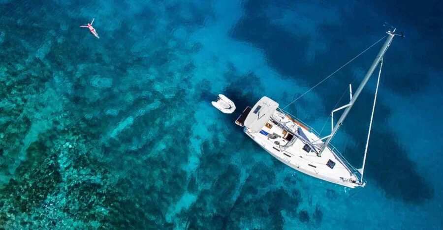 From Chania: Fully Private Sailing Cruise with Meal & Drinks - Ai Giannis and the old fortifications of Souda Bay