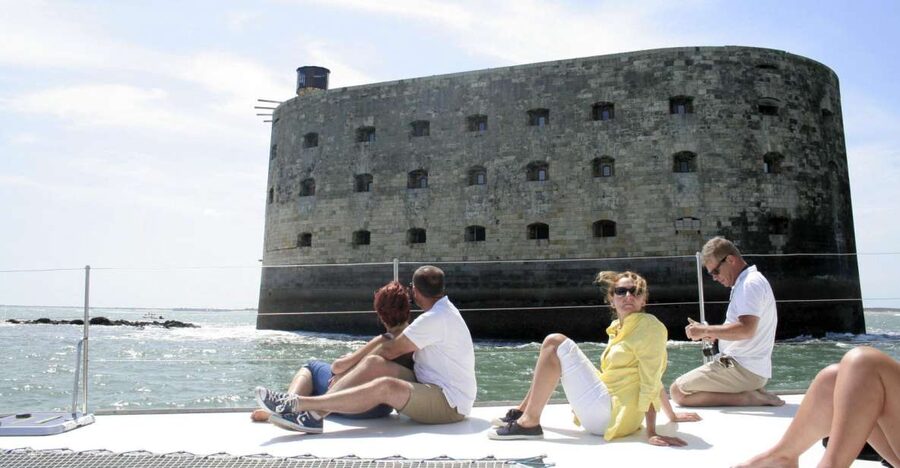 From La Rochelle: Sailing Cruise to Fort Boyard - Leaving La Rochelle from the old harbor