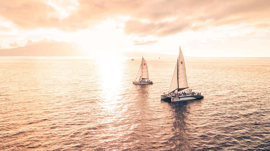 From Ma'alaea: 'Alihilani Sunset Sail Catamaran Tour - What the crew adds to the evening